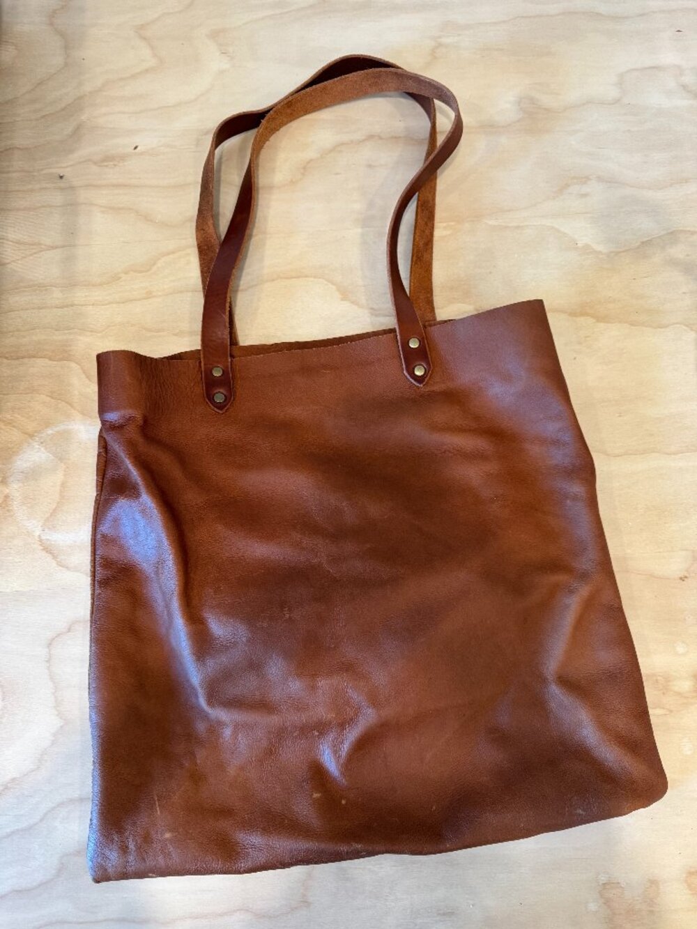 Stash Co Leather Tote Bag